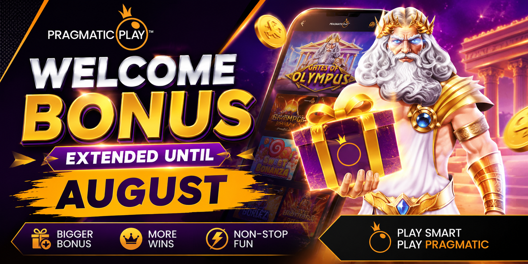 Welcome Bonus Extended Until August